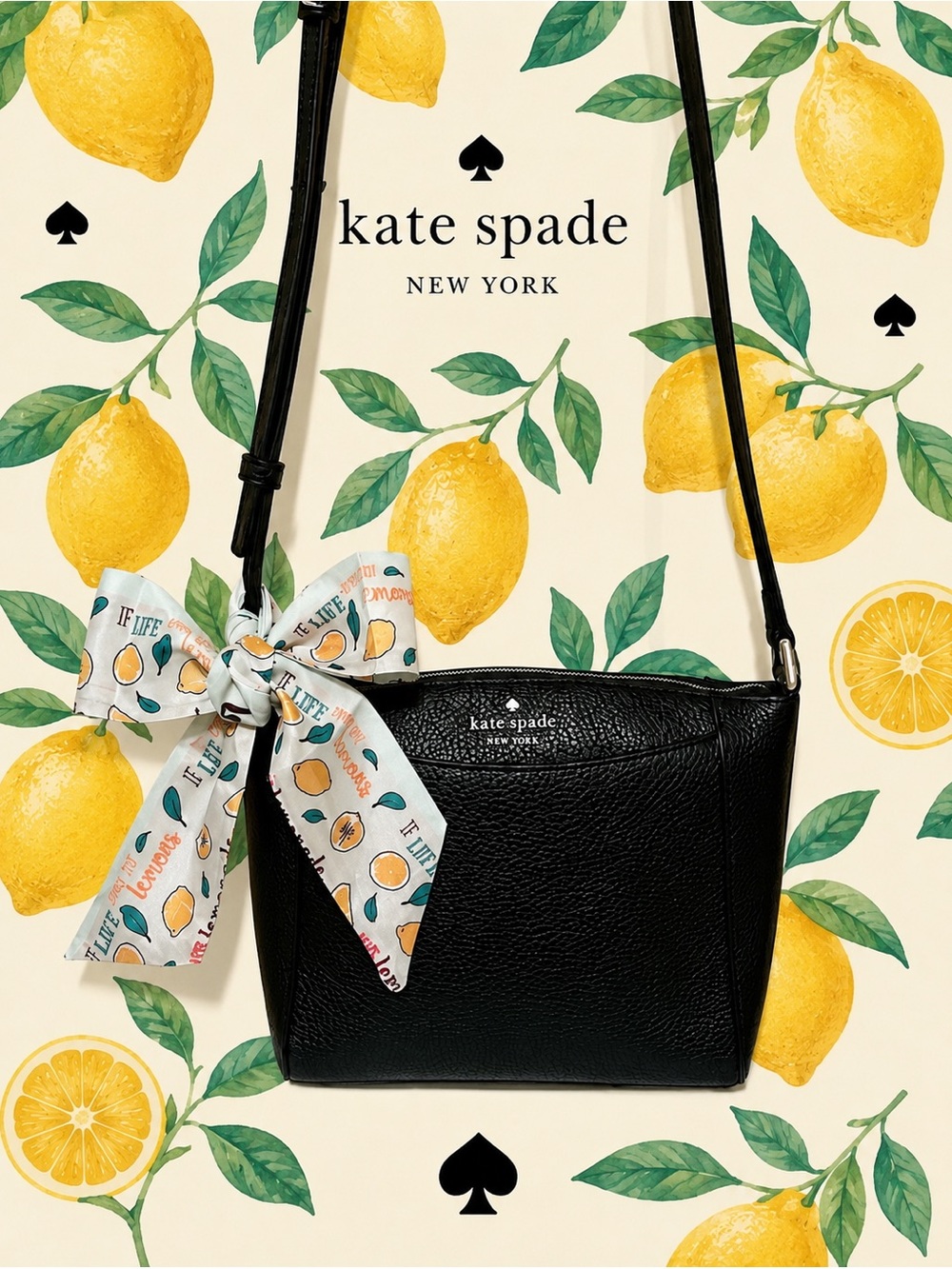 Kate Spade. 6 Piece: Monica Crossbody, Glasses, Case, Socks, Scarf & Dust Bag. - Picture 9 of 16